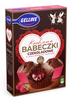 Gellwe Kochane Babeczki czekoladowe z malinowym sercem 311 g