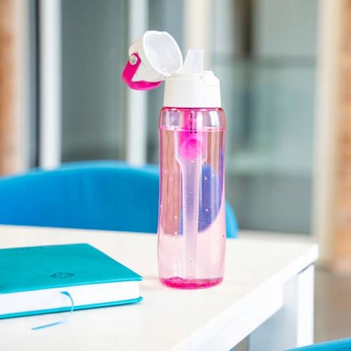 Butelka Dafi SOLID 0,5L z wkładem filtrującym (flamingowa) BARWIONY KORPUS na Arena.pl