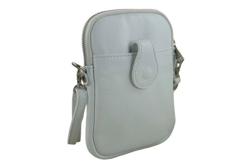 Skórzane etui na telefon - Białe na Arena.pl