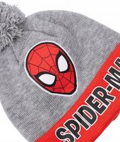 CZAPKA ZIMOWA DZIECIĘCA CIEPŁA Z POMPONEM CHŁOPIĘCA SPIDERMAN 52
