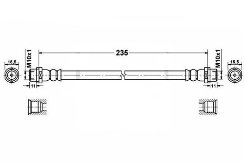 Mercedes Sprinter 901 902 903 Zestaw Przewodów Hamulcowych Elastycznych na Arena.pl