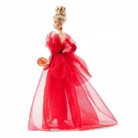 Barbie. Mattel 80th Anniversary Lalka kolekcjonerska w czerwonej sukni