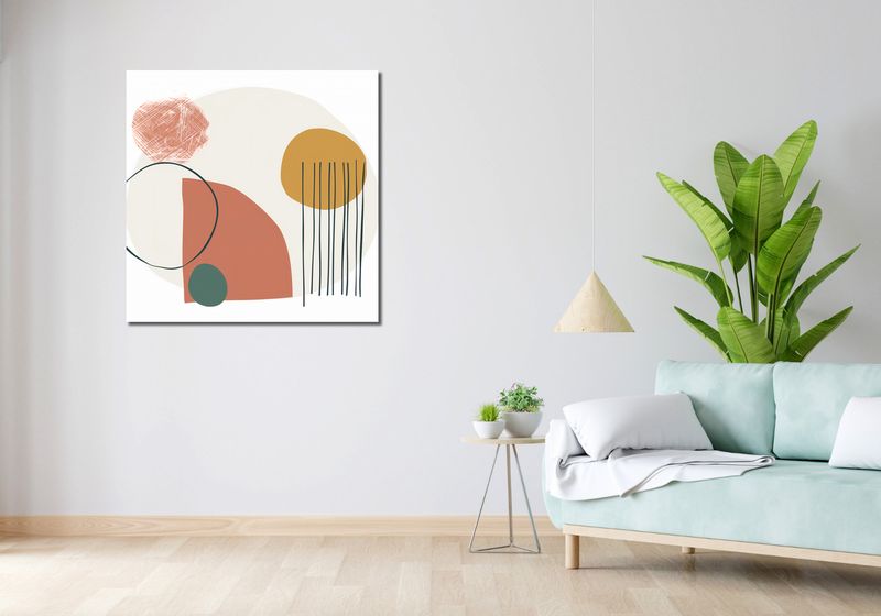 Obraz 90x90cm Widok nad Horyzontem zdjęcie 2