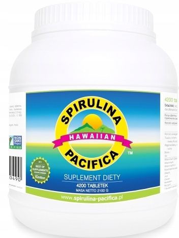 SPIRULINA HAWAJSKA PACIFICA 500 MG 4200 TABLETEK na Arena.pl