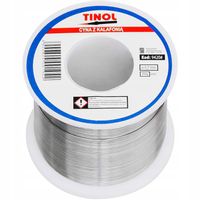 Cyna spoiwo lutownicze z topnikiem 0,25 250g 0,7mm