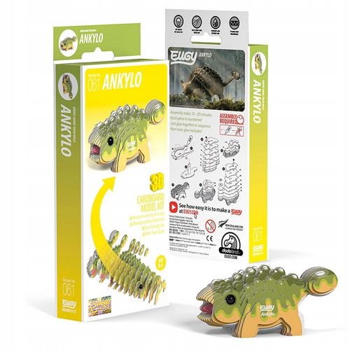 Dinozaur Ankylo. Eko Układanka 3D. na Arena.pl
