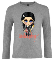Bluzka z długim rękawem Wednesday Addams