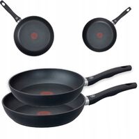 2 x ZESTAW 2 PATELNIE 24/28 CM Z CZUJNIKIEM TEMPERATURY Thermo Sensor TEFLO