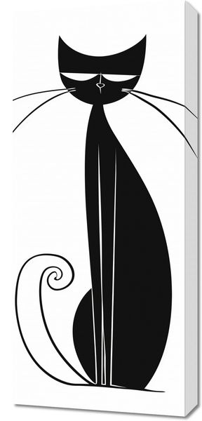 Obraz 40x90cm Czerń Kocicy zdjęcie 1