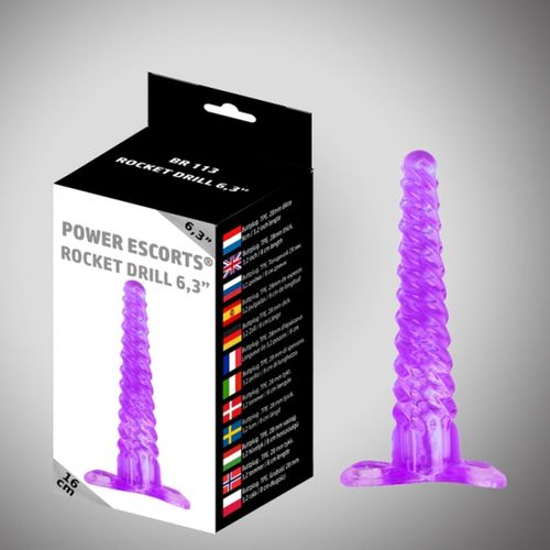 Rocket Drill 6,3 Inch Purple Big Anal Plug 6,3 Inch / 16 Cm na Arena.pl