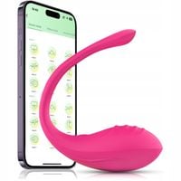 WIBRUJĄCE JAJKO WIBRATOR STEROWANY APLIKACJĄ APP SEX MASAŻER
