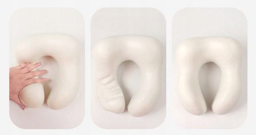 Poduszka podróżna ortopedyczna do spania rogal zagłówek turystyczna memory na Arena.pl