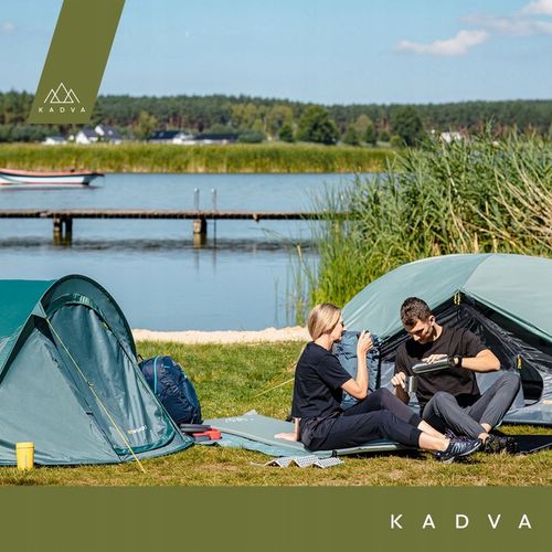 Mata samopompująca KADVA Aero srebrny OS LEKKA WYGODNA WYTRZYMAŁA na Arena.pl