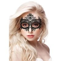 queen - black lace mask