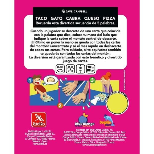 Zabawa Edukacyjna Lúdilo Taco, Vuelta, Cabra, Queso, Pizza na Arena.pl