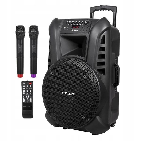 Głośnik Bluetooth KOLUMNA MIKROFON KARAOKE USB SD zdjęcie 11
