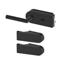 ZESTAW OKUĆ DO DRZWI SZKLANYCH NA KLUCZ LEWY