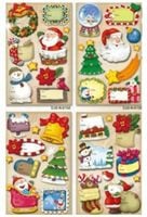 NAKLEJKI  NA PREZENTY BOŻE NARODZENIE CLX18 BREWIS