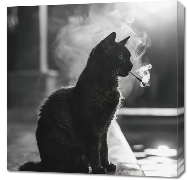 Obraz 70x70cm Kocia Przerwa zdjęcie 1