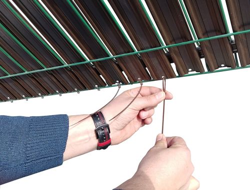 Panel osłonowy do ogrodzenia w kolorze RD12 na Arena.pl