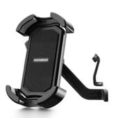 uchwyt motocyklowy na telefon mocowany na lusterko - czarny