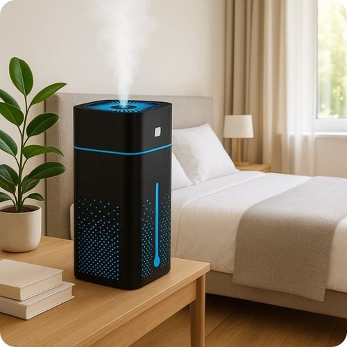 MINI KAMERA WIFI SZPIEGOWSKA W NAWILŻACZU CZUJNIK RUCHU PODGLĄD NA na Arena.pl