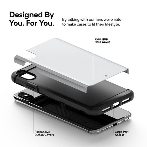 Caseology Legion Case Etui do iPhone Xs Max (Silver) na Arena.pl
