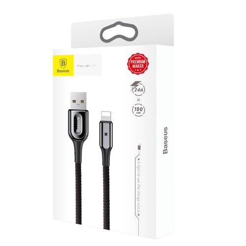 Baseus kabel X-type (8-pin | 0,5 m) czarny 2,4A na Arena.pl