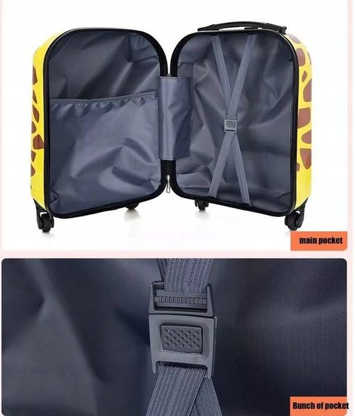 KOTEK KOT 3D WALIZKA DZIECI BAGAŻ PODRÓŻ KABINOWA zdjęcie 4