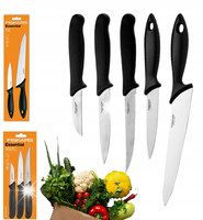 FISKARS ZESTAW KOMPLET NOŻY 5 NÓŻ KUCHENNY SZEFA KUCHNI OBIERANIA ESSENTIAL
