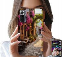 ETUI DO XIAOMI NOTE 10 PRO - MALOWNICZA ULICZKA Z KAWIARNIĄ + SZKŁO