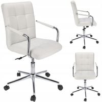 krzesło quatro ekoskóra białe