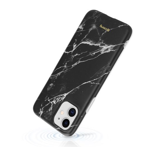 Crong Marble Case – Etui do iPhone 11 (czarny) na Arena.pl