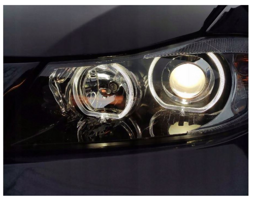Reflektory BMW E90 E91 2005-2011 BIAŁE Ringi LED H7 DEPO - Oryginalne Lampy na Arena.pl