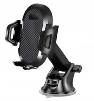 Uchwyt samochodowy KESMO do szyby, kokpitu. Teleskopowy, Czarno - szary
