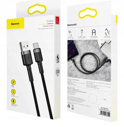 Baseus kabel USB-C Typ C Quick Charge 3.0 100cm 3A na Arena.pl