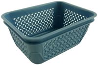 KOSZYK PLASTIKOWY ORGANIZER DROBIAZGI KOSZ PUDEŁKO