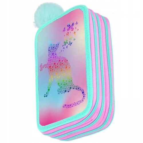 PIÓRNIK TRZYKOMOROWY Z WYPOSAŻENIEM DLA DZIEWCZYNKI OMBRE KOT PIES KOTKIEM na Arena.pl