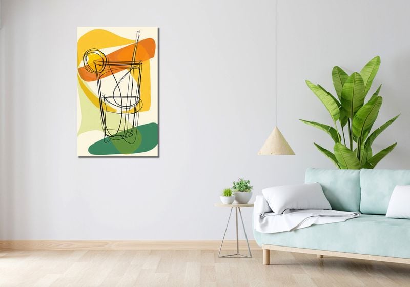 Obraz 60x100cm Koktajl Artystyczny zdjęcie 2