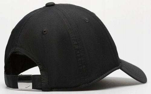 CZAPKA MĘSKA NIKE METAL Z DASZKIEM SWOOSH CZARNA BEJSBOLÓWKA METALOWE na Arena.pl