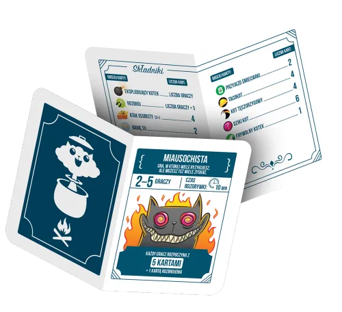 Zabawna gra karciana dla każdego Eksplodujące Kotki Przepisy na Kotastrofę na Arena.pl