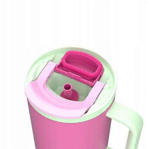 Kubek termiczny ze słomką Kambukka RIO 950 ml – Bubblegum Mint, BPA Free na Arena.pl