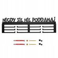 Wieszak Na Medale "Nigdy Się Nie Poddawaj" Uchwyt na Medale MOCNY