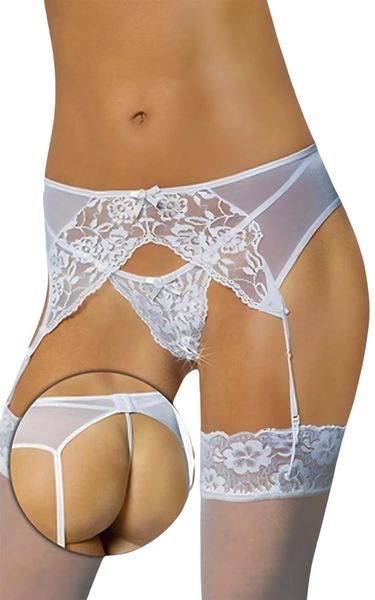Garterbelt 3317 - White S/M zdjęcie 1