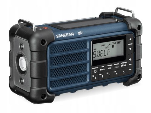 Radio FM outdoorowe DAB + SOLARNE survivalowe Bluetooth DYNAMO latarka IP55 na Arena.pl