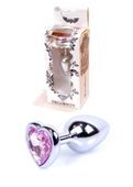 plug jewellery silver  heart plug  rose