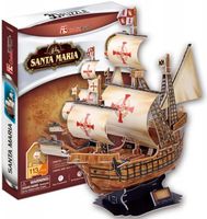 puzzle 3d żaglowiec santa maria 113el.0080