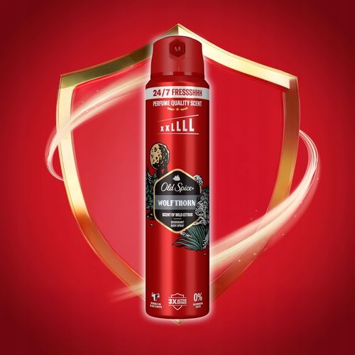Old Spice Wolfthorn Dezodorant męski w sprayu, 6 x 250ml na Arena.pl