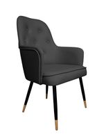 Krzesło SARA noga czarna/złota Vega99