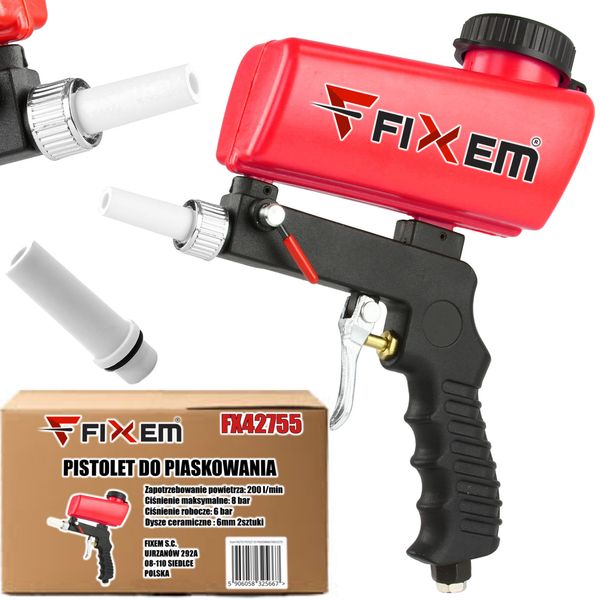 pistolet do piaskowania fixem 42755 zdjęcie 1